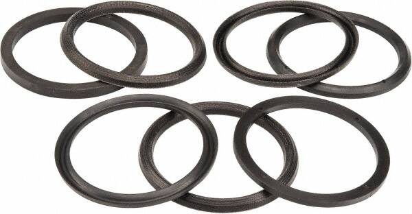 Made in USA - 2-1/2" Inside Diam x 3" Outside Diam V-Packing Set - 1" High - Exact Tooling