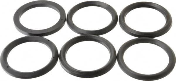 Made in USA - 2-1/2" Inside Diam x 3-1/4" Outside Diam V-Packing Set - 1-1/6" High - Exact Tooling