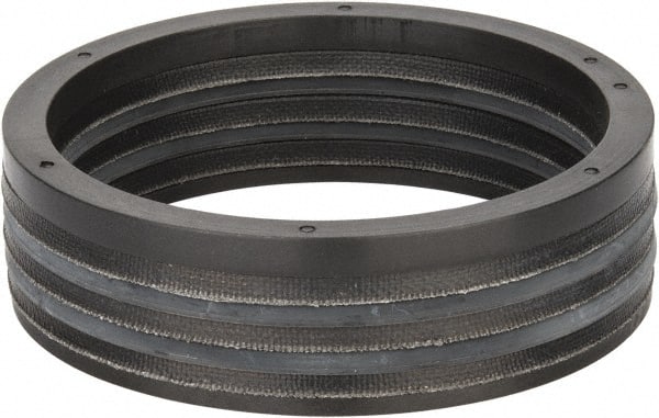 Made in USA - 3-3/4" Inside Diam x 4-3/8" Outside Diam V-Packing Set - 1" High - Exact Tooling