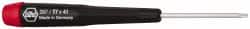 Wiha - T7 Torx Driver - 1-9/16" Blade Length, 4-3/4" OAL - Exact Tooling