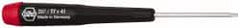Wiha - T7 Torx Driver - 1-9/16" Blade Length, 4-3/4" OAL - Exact Tooling