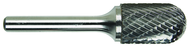 SC-3X 3/8 x 1-1/2 x 1/4" SH Sgl Cut - CBD - Burr - Exact Tooling
