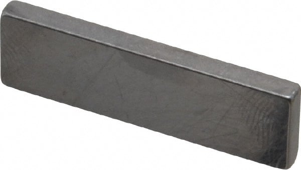 Mitutoyo - 0.103" Rectangular Steel Gage Block - Accuracy Grade 0, Includes Certificate of Inspection - Exact Tooling