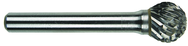 SD-7 3/4 x 11/16 x 1/4" SH Sgl Cut - CBD - Burr - Exact Tooling