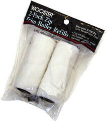 Wooster Brush - 3/16" Nap, 3" Wide Paint Mini Roller Covers - Smooth Texture, Woven - Exact Tooling