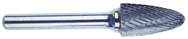 SF-5 1/2 x 1 x 1/4" SH Dbl Cut - CBD - Burr - Exact Tooling