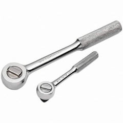 SK - Round Head - Chrome Finish, 6-1/2" OAL, 60 Gear Teeth - Exact Tooling