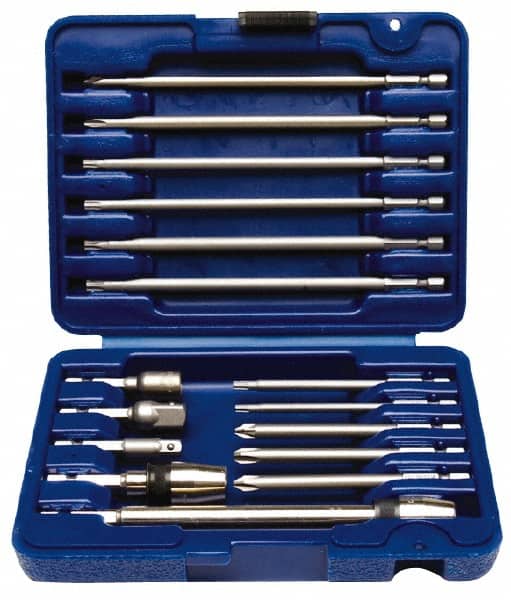 Irwin - 34 Piece, Bit Set - Phillips, Torx, Posidrive Point - Exact Tooling