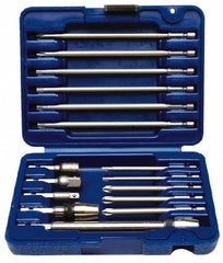 Irwin - 34 Piece, Bit Set - Phillips, Torx, Posidrive Point - Exact Tooling