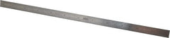 SPI - 12" Long, 1/64, 1/50, 1/32, 1/10" Graduation, Flexible Stainless Steel Rule - 3R Graduation Style, 1/2" Wide, Silver, Polished Finish - Exact Tooling
