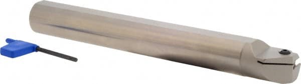 Iscar - 1.48" Min Bore Diam, 10" OAL, 1-1/4" Shank Diam, GHI Indexable Boring Bar - GI.I, TIPI 3.4MT Insert - Exact Tooling