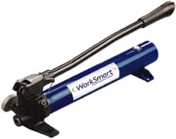 Value Collection - 51/64" Piston Stroke, 1-19/32" Piston Diam, 0.15 Cu In per Stroke, 37 Cu In Reservoir Capacity, Manual Hydraulic Pump - 10,000 psi, 109 Lbs. Max Handle Effort, 1 Stage - Exact Tooling