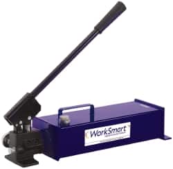 Value Collection - 13/16" Piston Stroke, 1-19/32" Piston Diam, 0.81 Cu In per Stroke, 250 Cu In Reservoir Capacity, Manual Hydraulic Pump - 10,000 psi, 99 Lbs. Max Handle Effort - Exact Tooling
