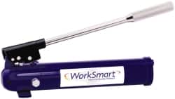 Value Collection - 5/8" Piston Stroke, 1-19/64" Piston Diam, 0.09 Cu In per Stroke, 15 Cu In Reservoir Capacity, Manual Hydraulic Pump - 7,200 psi, 56 Lbs. Max Handle Effort, 1 Stage - Exact Tooling