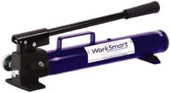 Value Collection - 13/16" Piston Stroke, 1-19/32" Piston Diam, 0.13 Cu In per Stroke, 67 Cu In Reservoir Capacity, Manual Hydraulic Pump - 10,000 psi, 89 Lbs. Max Handle Effort, 1 Stage - Exact Tooling