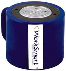 Value Collection - 100 Ton, 2.24" Stroke, 44.07 Cu In Oil Capacity, Portable Hydraulic Low Profile Cylinder - 19.64 Sq In Effective Area, 5.55" Lowered Ht., 7.8" Max Ht., 5" Cyl Bore Diam, 3.54" Plunger Rod Diam, 10,000 Max psi - Exact Tooling