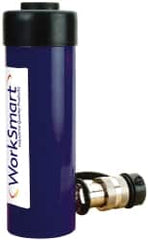 Value Collection - 25 Ton, 4.02" Stroke, 20.7 Cu In Oil Capacity, Portable Hydraulic Single Acting Cylinder - 5.15 Sq In Effective Area, 8.62" Lowered Ht., 12.64" Max Ht., 2.56" Cyl Bore Diam, 2.24" Plunger Rod Diam, 10,000 Max psi - Exact Tooling