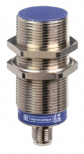Telemecanique Sensors - NC, NC, 15mm Detection, Cylinder Shielded, Inductive Proximity Sensor - 2 Wires, IP67, IP69K, 24 to 240 VAC/VDC, M30x1.5 Thread, 2.87 Inch Long - Exact Tooling