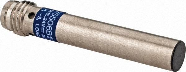 Telemecanique Sensors - PNP, NC, 1.5mm Detection, Cylinder Shielded, Inductive Proximity Sensor - 3 Wires, IP67, 12 to 24 VDC, M6x1 Thread, 42mm Long - Exact Tooling