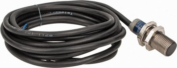 Telemecanique Sensors - NPN, NC, 2mm Detection, Cylinder Shielded, Inductive Proximity Sensor - 3 Wires, IP68, IP69K, 12 to 24 VDC, M12x1 Thread, 1.38 Inch Long x 0.47 Inch Wide - Exact Tooling
