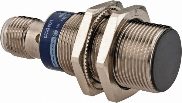 Telemecanique Sensors - PNP, NC, 5mm Detection, Cylinder Shielded, Inductive Proximity Sensor - 3 Wires, IP67, IP69K, 12 to 24 VDC, M18x1 Thread, 50mm Long x 0.71 Inch Wide - Exact Tooling