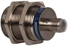 Telemecanique Sensors - PNP, NC, 10mm Detection, Cylinder Shielded, Inductive Proximity Sensor - 3 Wires, IP67, IP69K, 12 to 24 VDC, M30x1.5 Thread, 55mm Long x 1.18 Inch Wide - Exact Tooling