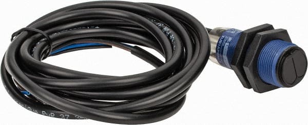 Telemecanique Sensors - Cable Connector, 4m Nominal Distance, Shock and Vibration Resistant, Retroreflective Photoelectric Sensor - 12 to 24 VDC, 500 Hz, PBT, 1.81 Inch Long x 0.71 Inch Wide - Exact Tooling