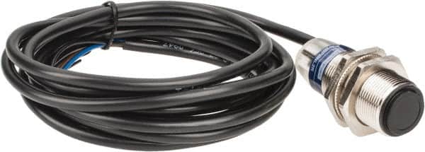 Telemecanique Sensors - Cable Connector, 15m Nominal Distance, Shock and Vibration Resistant, Through Beam Photoelectric Sensor - 12 to 24 VDC, 500 Hz, Nickel Plated Brass, 1.81 Inch Long x 0.71 Inch Wide - Exact Tooling