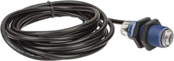 Telemecanique Sensors - Cable Connector, 0.1m Nominal Distance, Shock and Vibration Resistant, Diffused Photoelectric Sensor - 12 to 24 VDC, 500 Hz, PBT, 1.81 Inch Long x 0.71 Inch Wide - Exact Tooling