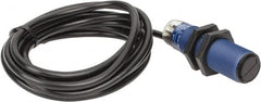Telemecanique Sensors - Cable Connector, 0.6m Nominal Distance, Shock and Vibration Resistant, Diffused Photoelectric Sensor - 12 to 24 VDC, 500 Hz, PBT, 2.44 Inch Long x 0.71 Inch Wide - Exact Tooling