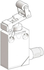 Telemecanique Sensors - SPDT, NC/NO, 240 VAC, 250 VDC, Screw Terminal, Roller Plunger Actuator, General Purpose Limit Switch - 1, 2, 6, 12, 13, 4X, 6P NEMA Rating, IP66, IP67, IP68 IPR Rating - Exact Tooling
