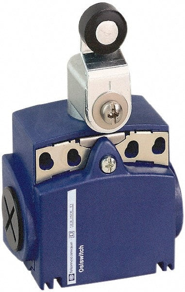 Telemecanique Sensors - DP, NC/NO, 240 VAC, Screw Terminal, Roller Lever Actuator, General Purpose Limit Switch - IP66, IP67 IPR Rating - Exact Tooling
