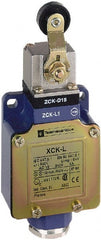 Telemecanique Sensors - SPDT, NC/NO, 240 VAC, 250 VDC, Screw Terminal, Roller Lever Actuator, General Purpose Limit Switch - 1, 2, 4, 6, 12, 13, 6P NEMA Rating, IP66 IPR Rating - Exact Tooling