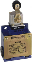 Telemecanique Sensors - DP, NC/NO, 240 VAC, Screw Terminal, Roller Lever Actuator, General Purpose Limit Switch - IP66 IPR Rating - Exact Tooling