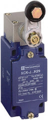 Telemecanique Sensors - SPDT, NC/NO, 240 VAC, 250 VDC, Screw Terminal, Roller Lever Actuator, General Purpose Limit Switch - 1, 2, 3, 4, 12 NEMA Rating, IP66 IPR Rating - Exact Tooling