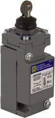 Square D - SPDT, NC/NO, 600 VAC at 1.20 Amp, 600 VDC at 0.10 Amp, Screw Terminal, Roller Plunger Actuator, General Purpose Limit Switch - 1, 2, 4, 6, 12, 13, 6P NEMA Rating, IP66 IPR Rating - Exact Tooling