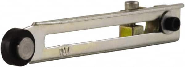 Square D - 0.88 Inch Long, 0.63 Inch Diameter, Cast Zinc Body, Limit Switch Adjustable Roller Lever - Nylon Roller, For Use with Limit Switches - Exact Tooling