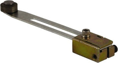 Square D - 0.88 Inch Long, 0.63 Inch Diameter, Cast Zinc Body, Limit Switch Adjustable Roller Lever - Nylon Roller, For Use with Limit Switches - Exact Tooling