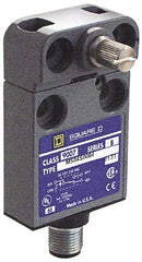 Square D - SPDT, NC/NO, Multiple VDC Levels, 4 Pin AC Micro Connector Terminal, Rotary Spring Return Actuator, General Purpose Limit Switch - 1, 2, 4, 6, 6P NEMA Rating, IP67 IPR Rating - Exact Tooling