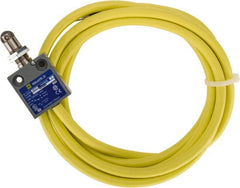 Square D - SPDT, NC/NO, Multiple VDC Levels, Prewired Terminal, Parallel Roller Plunger Actuator, General Purpose Limit Switch - 1, 2, 4, 6, 6P NEMA Rating, IP67 IPR Rating, Bushing Mount, 80 Ounce Operating Force - Exact Tooling