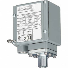 Square D - 4, 13 and 4X NEMA Rated, SPDT-DB, 3 to 150 psig, Electromechanical Pressure and Level Switch - Exact Tooling