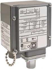 Square D - 4, 13 and 4X NEMA Rated, SPDT-DB, 5 to 250 psig, Electromechanical Pressure and Level Switch - Exact Tooling