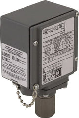 Square D - 4, 13 and 4X NEMA Rated, SPDT-DB, 90 to 2,900 psig, Electromechanical Pressure and Level Switch - Exact Tooling