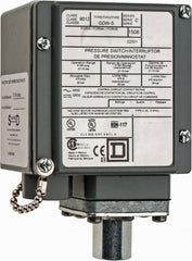 Square D - 4, 13 and 4X NEMA Rated, SPDT-DB, 3 to 150 psig, Electromechanical Pressure and Level Switch - Exact Tooling
