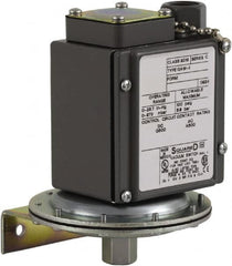 Square D - 4, 13 and 4X NEMA Rated, NC, SPDT, 28.7 inHg, Electromechanical Pressure and Level Switch - Exact Tooling