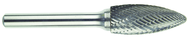 SH-5L6 1/2 x 7/8 x 1/4 x 6" SH Dbl Cut - CBD - Burr - Exact Tooling