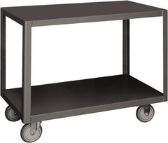 Durham - Mobile Table - Steel, Fixed Leg, Gray, 72" Long x 30" Deep x 30-1/4" High - Exact Tooling
