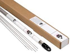 Welding Material - 36 Inch Long, 1/8 Inch Diameter, Bare Coated, Nickel, TIG Welding and Brazing Rod - 1 Lb., Industry Specification ERNiCl Nickel 99 - Exact Tooling