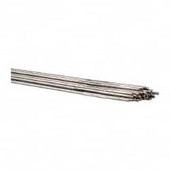 Welding Material - 36 Inch Long, 1/16 Inch Diameter, Bare Coated, Stainless Steel, TIG Welding and Brazing Rod - 1 Lb., Industry Specification 308L - Exact Tooling
