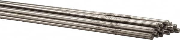 Welding Material - 36 Inch Long, 3/32 Inch Diameter, Bare Coated, Stainless Steel, TIG Welding and Brazing Rod - 10 Lb., Industry Specification 308L - Exact Tooling